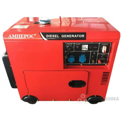 Дизельный генератор Амперос LDG15000 E-3 в кожухе