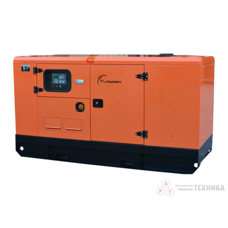 Дизельный генератор FLAGMAN АД30-Т400-1РП в кожухе