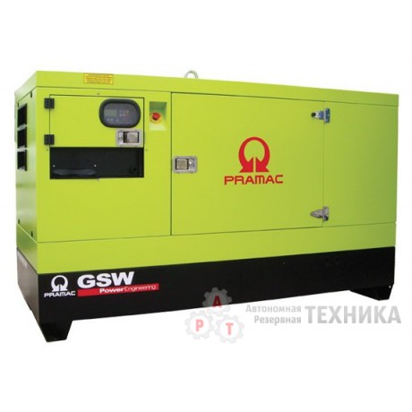 Дизельный генератор Pramac GSW 30 P в кожухе