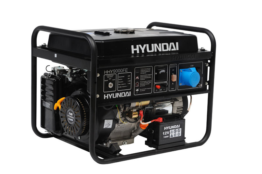 Бензиновый генератор HYUNDAI HHY 9020FE  со скидкой